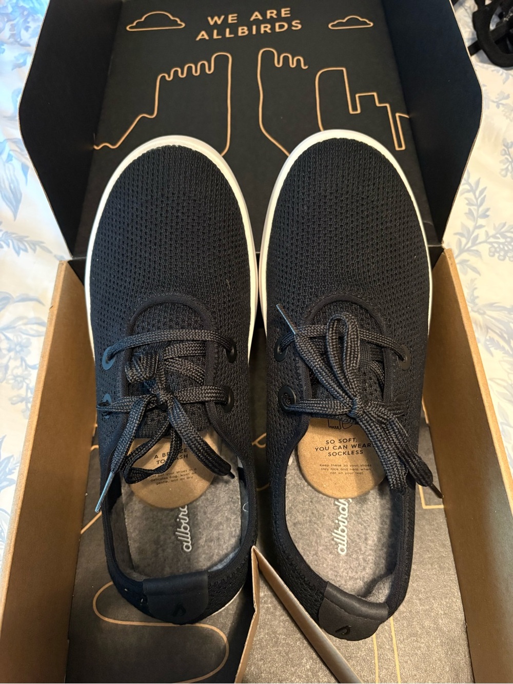 BRAND NEW IN BOX Allbirds Men’s Tree Skippers - Black